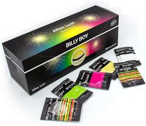 Billy Boy Kondome Mix-Sortiment, 50 Stück (0,29€/Stück) (Prime Spar-Abo)
