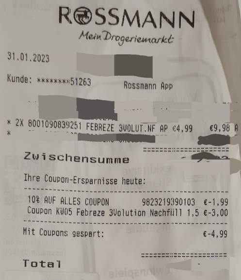 Rossmann] Febreze Duftstecker 3 Volution Nachfüller - nur 3,14 € (nach  allen Direktabzügen)