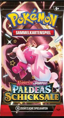 Pokemon Boosterbundle Karmesin & Purpur – Paldeas Schicksale (6 Boosterpacks) [Amazon Prime]