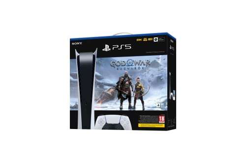 Sony PlayStation 5 (PS5) Digital Edition– God of War Ragnarok