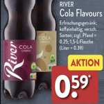 River Cola Flavours (Cherry od. Vanilla) für 59 Cent/1,5l bei ALDI-Nord