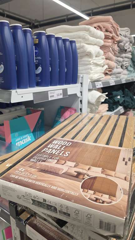 Akustikpaneele 4er Set 60x30 cm für 13,99 € bei Action