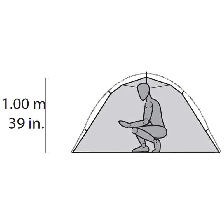 (Funktionelles) MSR Hubba Hubba NX 2-Personen Trekking Zelt