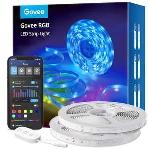 [Prime] Govee H61103A1 Wi-Fi RGB LED Strip (2x5m) | Musik Sync | Alexa / Google Assistant | App Steuerung | zuschneidbar