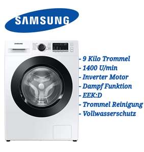 Samsung WW90T4042CE,EG Waschmaschine , 9 kg , 1400 U/min, Dampfprogramm , Inverter Motor, Vollwasserschutz, EEK:D
