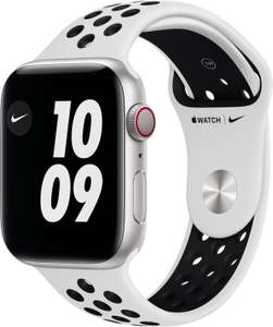Apple Watch Series 6, Nike Edition, 44mm, GPS + 4G silber/pure platin