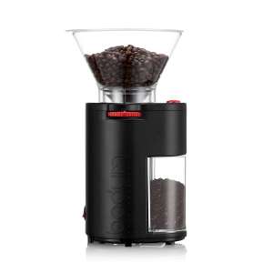 Elektrische Kaffeemühle von bodum (Kegelmahlwerk, 160 Watt, 220g Fassungsvolumen, Anpassbares Mahlwerk) für 44,95€