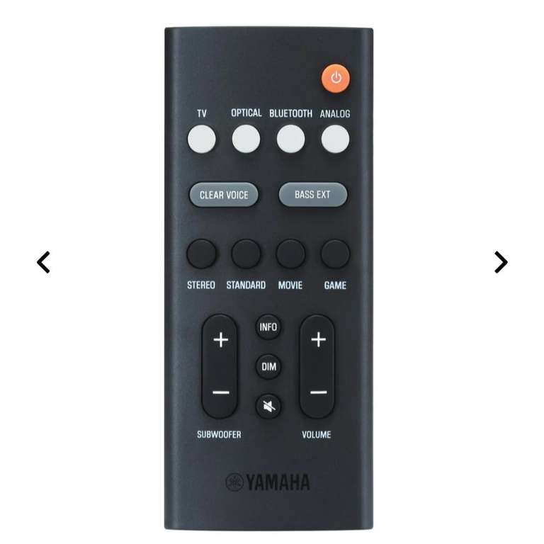 Yamaha ATS-C200A Soundbar (Bluetooth, integrierter Subwoofer, HDMI, Appsteuerung, Stereo-Verbindung (Miniklinke))