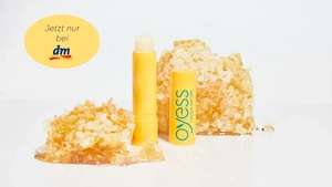 Marktguru: OYESS Lippenpflege Honey & Sensitive GRATIS TESTEN durch 2x 100% Cashback (GzG), nur bei DM
