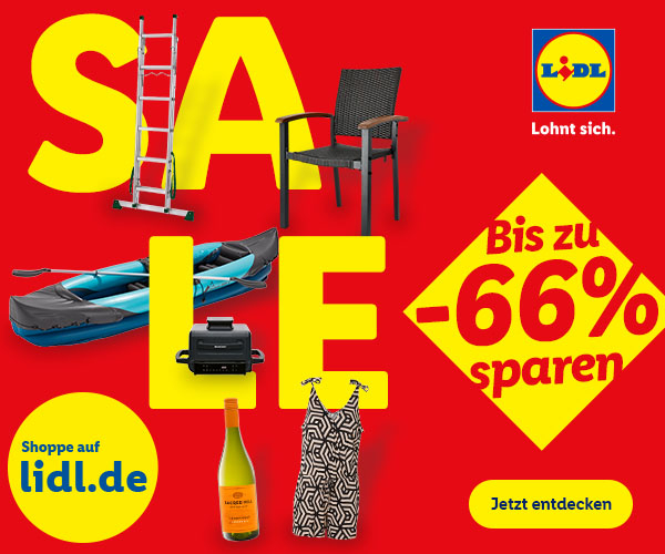 LIDL Sommerschlussverkauf | z.B. EINHELL Winkelschleifer TC-AG 115/750 für 24,99€ | quer durch Möbel, Sport, Garten, Küche & mehr Kategorien