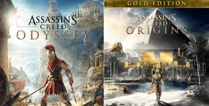 Assassin's Creed Origins - Gold Edition für 7,99€ / Assassin's Creed Odyssey für 4,99€ mit 10€ Gutschein (PC - Ubi Connect)