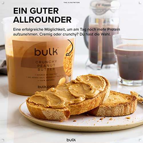 Bulk Powders Peanut Butter Erdnussbutter creamy / crunchy Prime Sparabo
