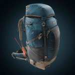 Forclaz Reiserucksack Herren Backpacking Travel 500, Volumen 70 L, mit abnehmbarer Tasche, inkl. Regenhülle [Decathlon Abholung]