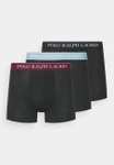 Polo Ralph Lauren Classic Stretch-Cotton Trunk (3-Pack) Panties Unterhosen (Gr. S - XXL) aus 95% Baumwolle und 5% Elasthan