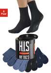 H.I.S Socken (8-Paar) in der Geschenkdose von Gr 35-38 (8,63€) bis 47-48 für 9,59€ (Otto flat)