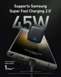 Anker 313 Charger, 45W USB C Ace abnehmbares PPS Ladegerät unterstützt ultraschnelles Laden 2.0 für Samsung