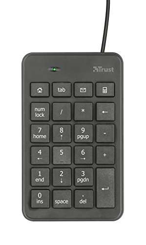 [Amazon Prime] Trust 22221 Xalas USB-Zehnertastatur / Numpad, schwarz
