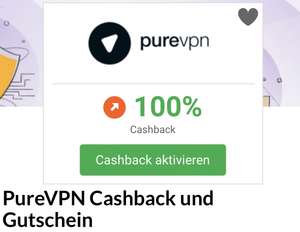 [iGraal] PureVPN mit 120% Cashback + 82% Rabatt als Neukunde | 2-Jahres-Paket effektiv kostenlos + 3 Monate zusätzlich geschenkt