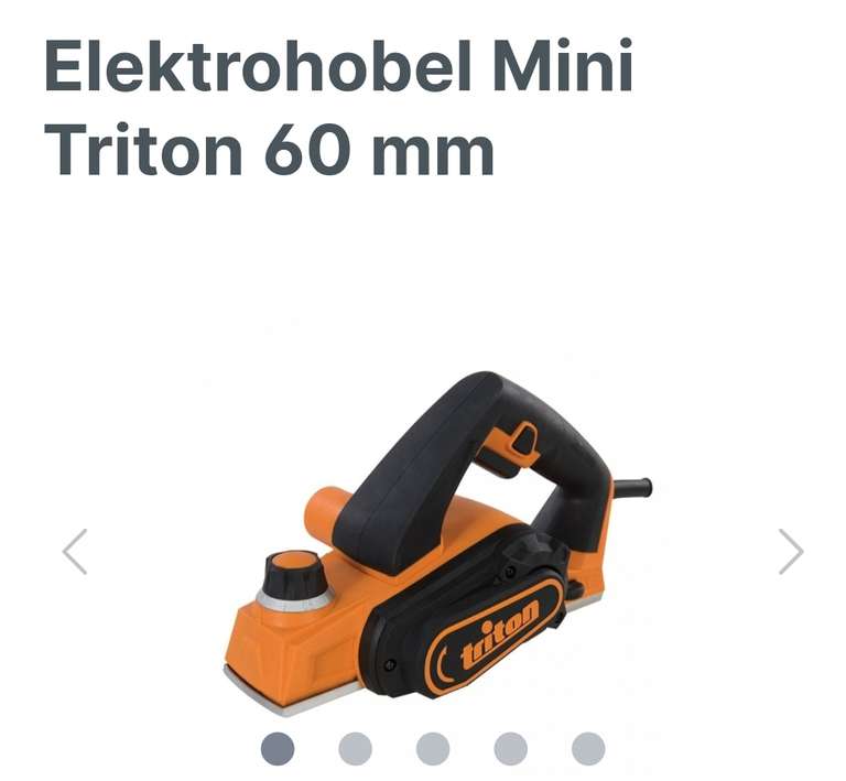 Elektrohobel Mini Triton 60 mm