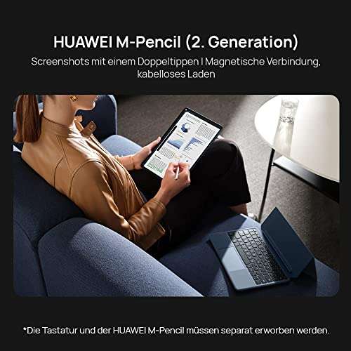 Huawei MateBook E (12.6", 2560x1600, OLED, 600nits, i3-1110G4, 8/128GB, TB4, Wi-Fi 6, Fingerprint, NFC, Win11S, 709g) für 399€ (Amazon)