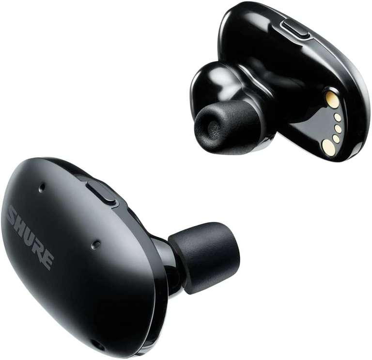 Shure Aonic Free TWS In-Ears (Bluetooth 5.0, AAC, aptX, 7/21h Akku, USB-C, passive Abschirmung, Umgebungsmodus, Touch-Bedienung)