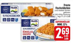 [EDEKA Süd- Bayern] Frosta Fischstäbchen für 2,69€/Packung statt 3,49€