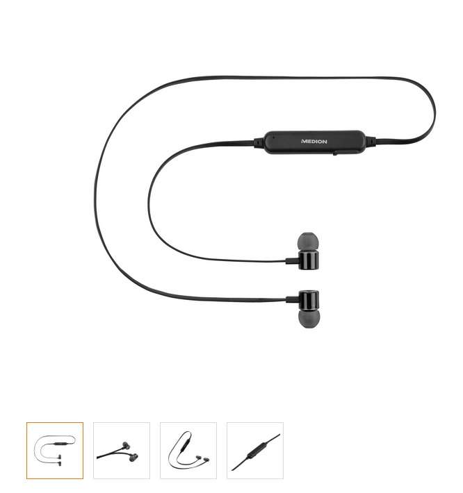 MEDION LIFE S62024 Alexa Bluetooth In-Ear-Kopfhörer, Steuerbar mit der Stimme, Freisprechfunktion, 4 Std. Musikspielzeit