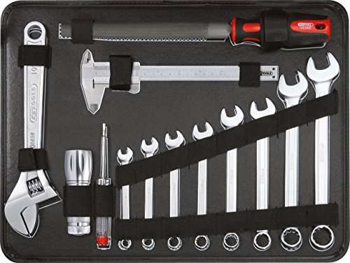 KS TOOLS Universal-Werkzeugsortiment 1/4'' + 1/2'', 127-teilig im Koffer 911.0727