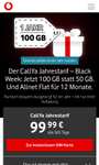 Vodafone Callya Prepaid Jahrestarif 100GB/Jahr, Allnet/SMS Flat, 2400 Minuten/SMS von DE ins EU Ausland, 500Mbits, 5G, esim