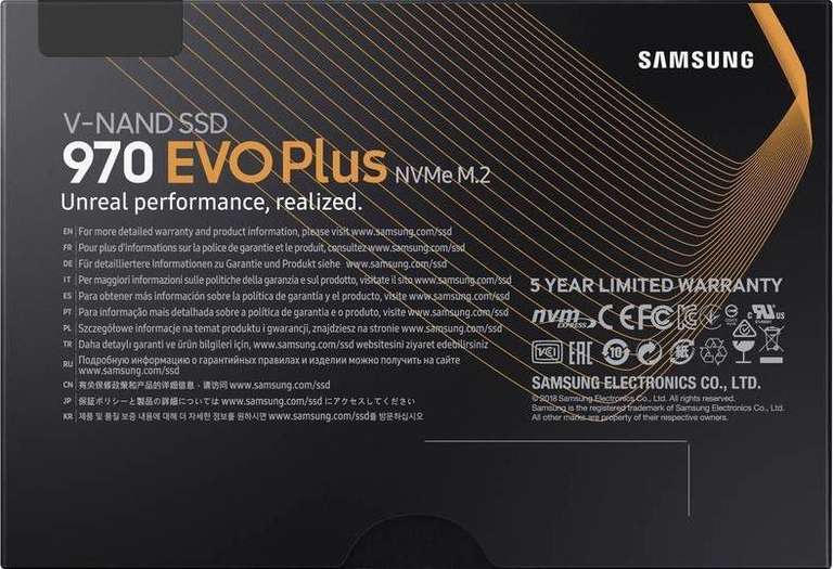 (MINDSTAR) 2TB SSD Samsung 970 Evo Plus M.2 2280 PCIe 3.0 x4 3D-NAND TLC (MZ-V7S2T0BW)