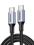 [Prime] UGREEN 2 M USB C Ladekabel 100W USB C Kabel auf USB C 5A/20V PD 3.0 PPS