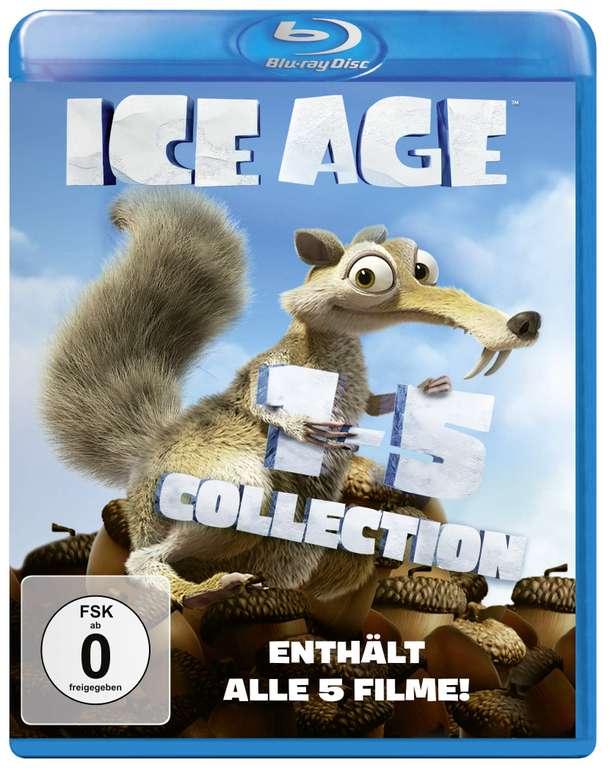 Ice Age - Box Set Teil 1-5 [Blu-ray] - amazon (rechnerisch für 17,45 möglich)