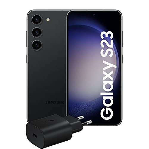 Samsung Galaxy S23 256GB schwarz + Netzteil