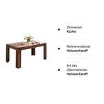 trendteam smart living Esszimmer Küchentisch, Esstisch Tisch 160-200 x 77 x 90 cm in Old Wood mit Ausziehfunktion [Coupon aktivieren]