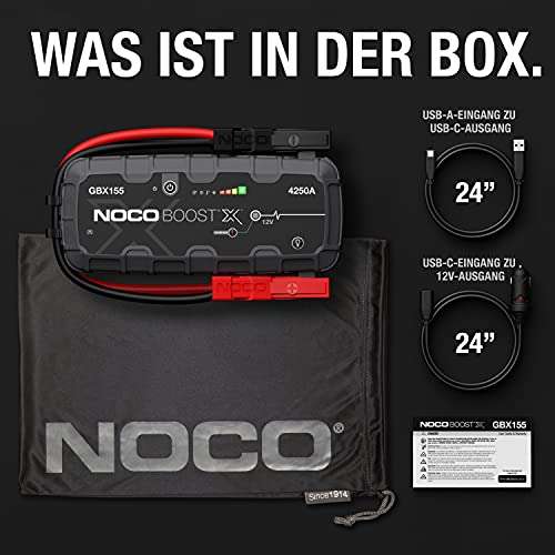 Starthilfegerät NOCO Boost X GBX155, 12V 4250A