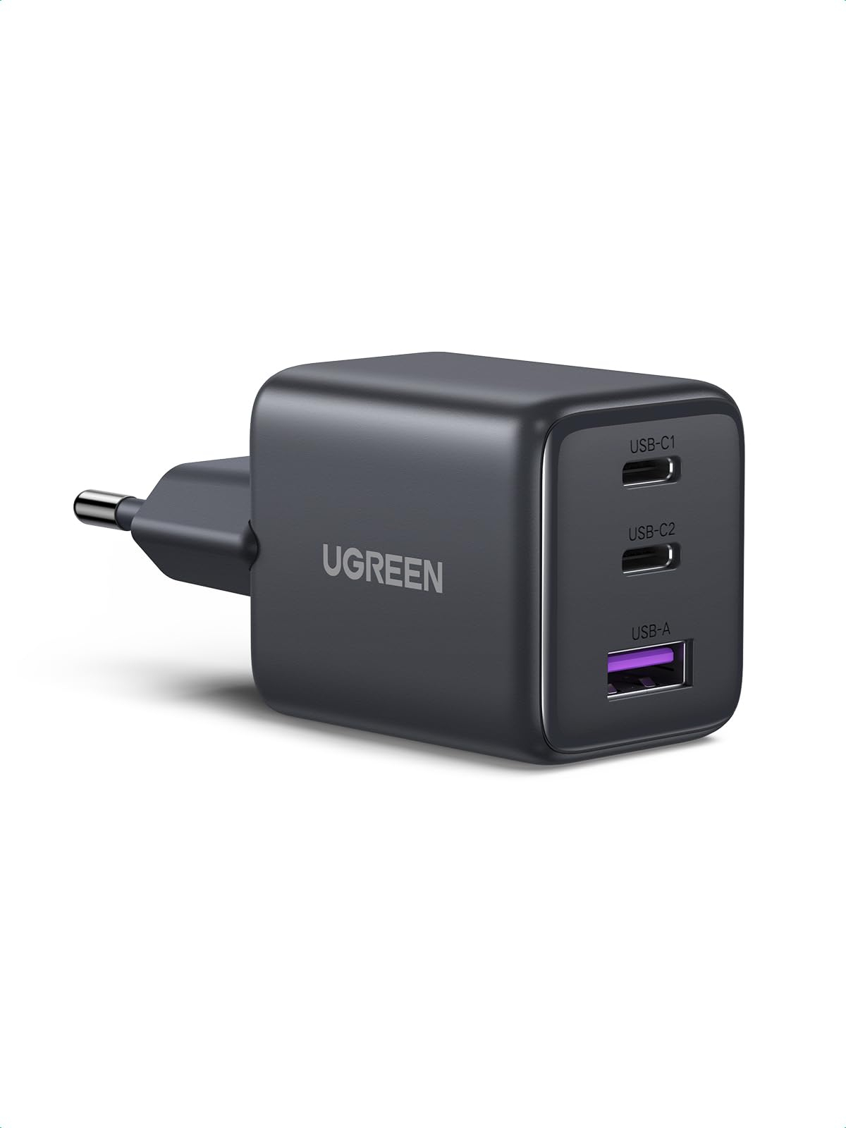 [prime] UGREEN USB C Ladegerät 30W 3-Port GaN Netzteil 30 Watt