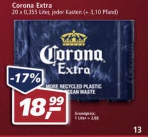 Corona Extra Bier 20x0,355, zzgl. Pfand