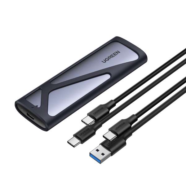 UGREEN M.2 SSD Adapter USB 3.2 Gehäuse aus Aluminium mit 10 Gbps Gen2