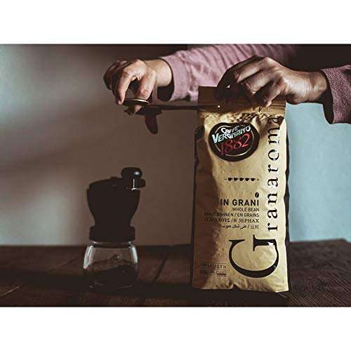 [Amazon Sparabo] Caffè Vergnano 1882 Kaffeebohnen Granaroma - 1 Kg (10,94€ bei >4 Sparabos)