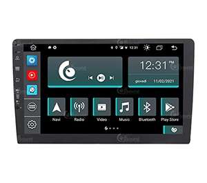 Universelles Autoradio 2 Din Android GPS Bluetooth WiFi USB DAB+ Touchscreen 10" 8core Carplay AndroidAuto