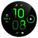 (Google Play Store) Awf Fit OLED - watch face (WearOS Watchface)