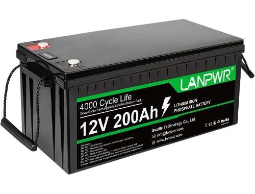 LANPWR 12V LiFePO4 100Ah für 299€, 200Ah für 519€ & 300Ah für 737€ Lithium-Eisenphosphat-Batterie mit BMS für Camping, Solarspeicher usw.