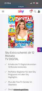 Sky Extra schenkt dir 12 Monate TV DIGITAL