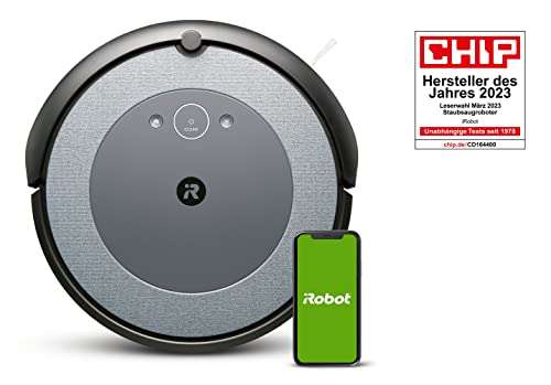 [Prime] iRobot Roomba i5 (i5152) Saugroboter, WLAN, 2 Gummibürsten für alle Böden, Kompatibel mit Sprachassistenten