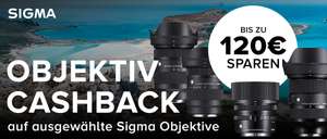 Sigma Cashback-Aktion auf Objektive für Sony E-Mount, L-Mount und Fujifilm X-Mount (50€/80€/100€/120€)