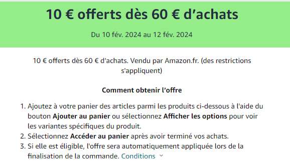 [Amazon.fr] 10€ Rabatt ab 60€ Warenwert - viele 4K Bluray, Nintendo Switch Spiele und mehr