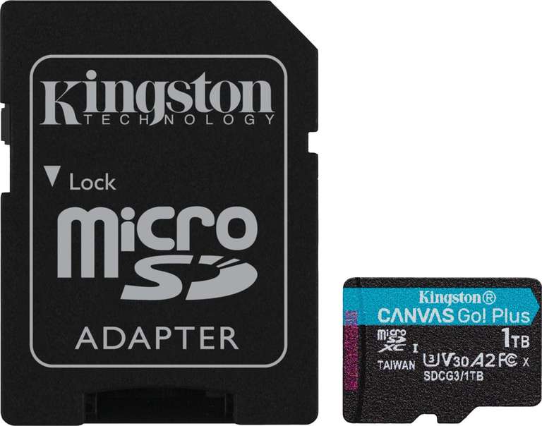 Kingston Canvas Go! Plus R170/W90 microSDXC 1TB Kit