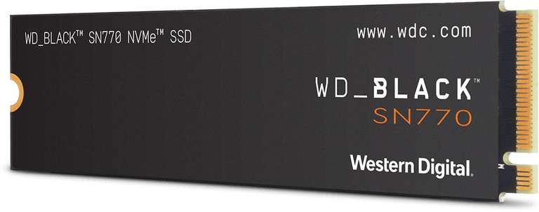 WD_BLACK SN770 NVMe SSD 2 TB M.2 2280 PCIe 4.0 für 89,89€ (Cyberport & Computeruniverse)