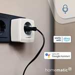 [Amazon] Homematic IP Smart Home Access Point + 2x Schaltsteckdose, digitaler Zwischenstecker steuert Leuchten oder Elektrogeräte per App