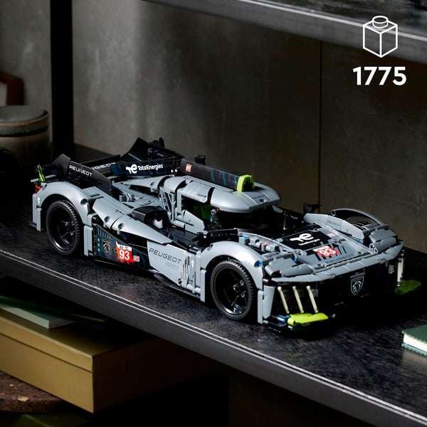 LEGO 42156 Technic PEUGEOT 9X8 24H Le Mans Hybrid Hypercar, Konstruktionsspielzeug